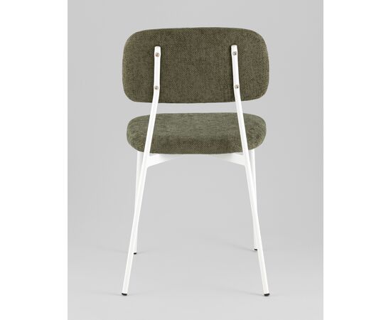 Стул Chao зеленый белые ножки 4 шт., изображение 29 | Интернет магазин мебели и декора LifeDekor