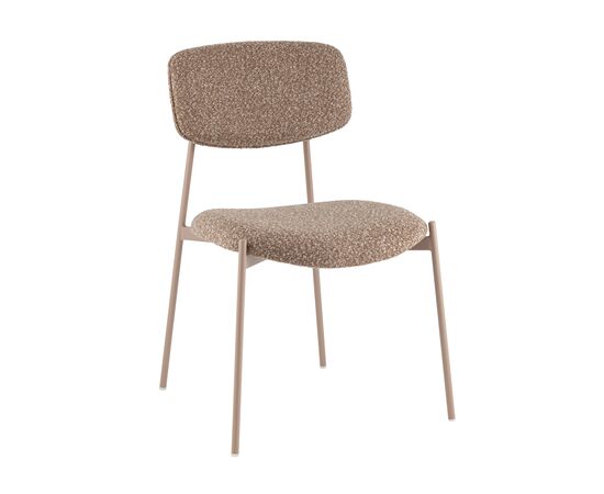 Стул Doe без подлокотников коричневый бежевые ножки, изображение 17 | Интернет магазин мебели и декора LifeDekor