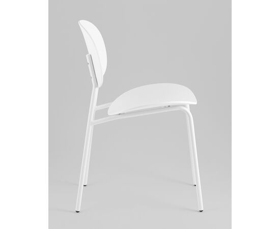 Стул Edie пластик белый NP, изображение 21 | Интернет магазин мебели и декора LifeDekor