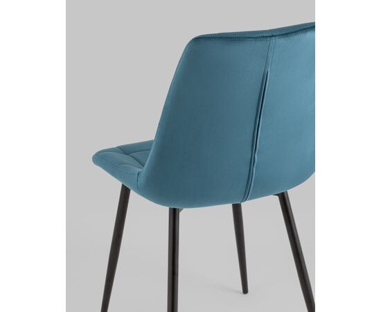 Стул Флекс New велюр сине-зеленый 4 шт., изображение 22 | Интернет магазин мебели и декора LifeDekor