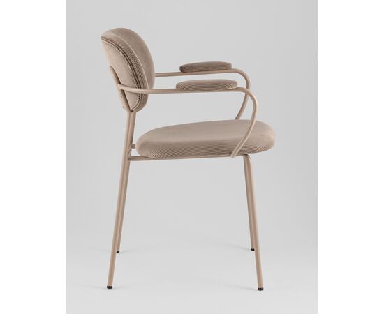 Стул Кэрол коричневый бежевые ножки, изображение 20 | Интернет магазин мебели и декора LifeDekor