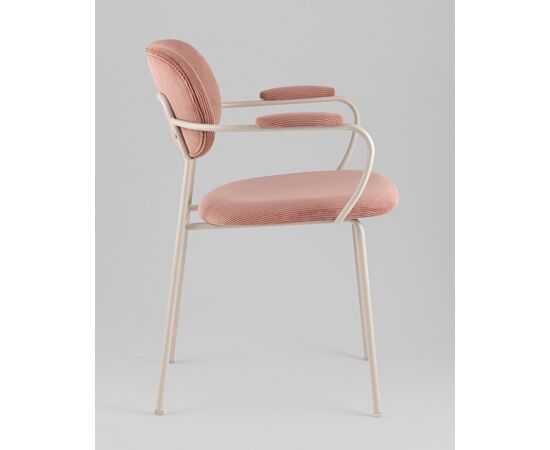 Стул Кэрол пыльно-розовый серые ножки, изображение 20 | Интернет магазин мебели и декора LifeDekor