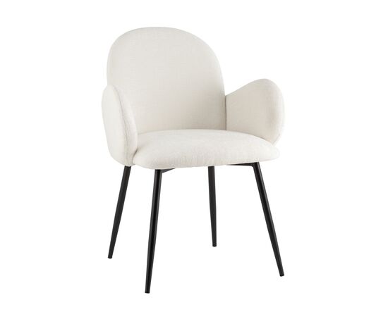 Стул обеденный Wave букле белый, изображение 19 | Интернет магазин мебели и декора LifeDekor