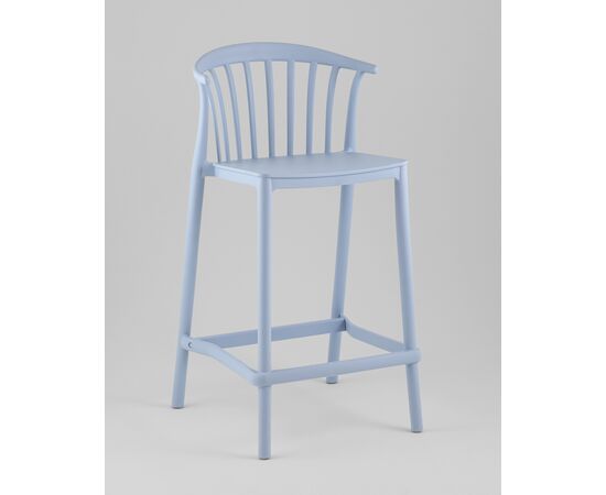 Стул полубарный Campo пластик голубой, изображение 26 | Интернет магазин мебели и декора LifeDekor