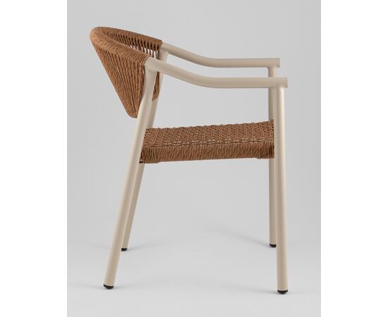 Стул Syna коричневый бежевые ножки, изображение 22 | Интернет магазин мебели и декора LifeDekor