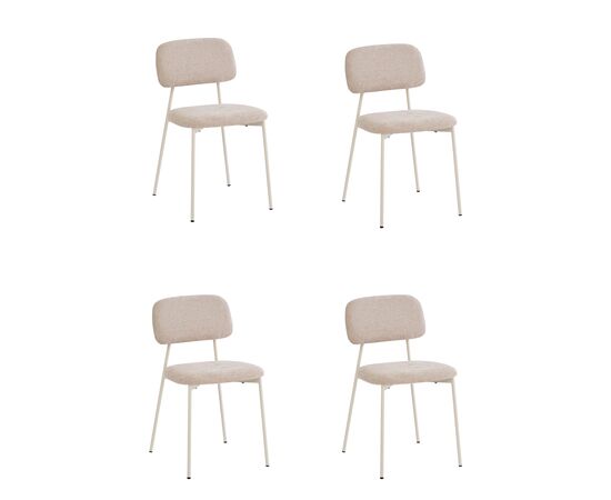 Стул Chao бежевый бежевые ножки 4 шт., изображение 25 | Интернет магазин мебели и декора LifeDekor