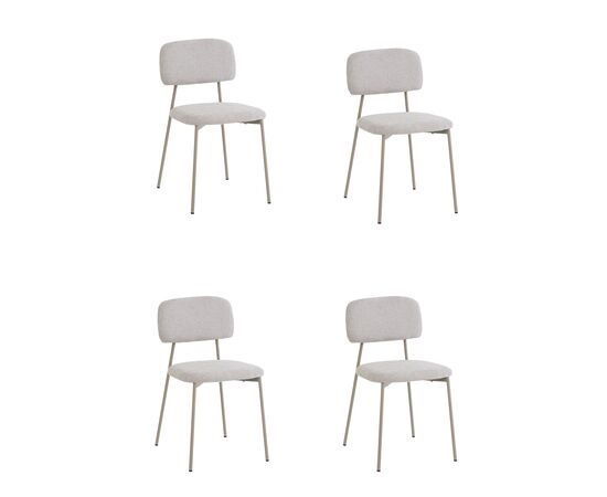 Стул Chao серый серые ножки 4 шт., изображение 25 | Интернет магазин мебели и декора LifeDekor