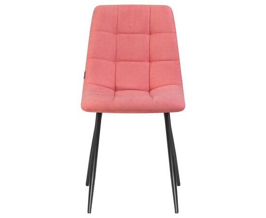 Стул обеденный DOBRIN ALEX, черные матовые ножки, розовая ткань (UF860-05B), Вариант: черные матовые ножки, розовая ткань (UF860-05B), изображение 6 | Интернет магазин мебели и декора LifeDekor
