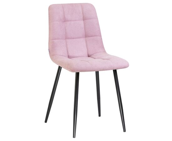 Стул обеденный DOBRIN ALEX, черные матовые ножки, сиреневая ткань (UF860-04B), Вариант: черные матовые ножки, сиреневая ткань (UF860-04B) | Интернет магазин мебели и декора LifeDekor