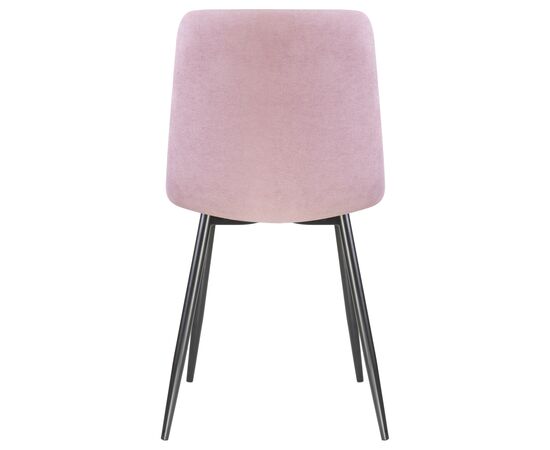 Стул обеденный DOBRIN ALEX, черные матовые ножки, сиреневая ткань (UF860-04B), Вариант: черные матовые ножки, сиреневая ткань (UF860-04B), изображение 5 | Интернет магазин мебели и декора LifeDekor