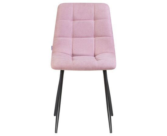 Стул обеденный DOBRIN ALEX, черные матовые ножки, сиреневая ткань (UF860-04B), Вариант: черные матовые ножки, сиреневая ткань (UF860-04B), изображение 6 | Интернет магазин мебели и декора LifeDekor