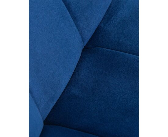Стул обеденный DOBRIN ALEX, золотые ножки, темно-синий велюр (V108-67), Вариант: золотые ножки, темно-синий велюр (V108-67), изображение 10 | Интернет магазин мебели и декора LifeDekor