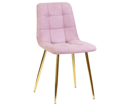 Стул обеденный DOBRIN ALEX, золотые ножки, сиреневая ткань (UF860-04B), Вариант: золотые ножки, сиреневая ткань (UF860-04B) | Интернет магазин мебели и декора LifeDekor