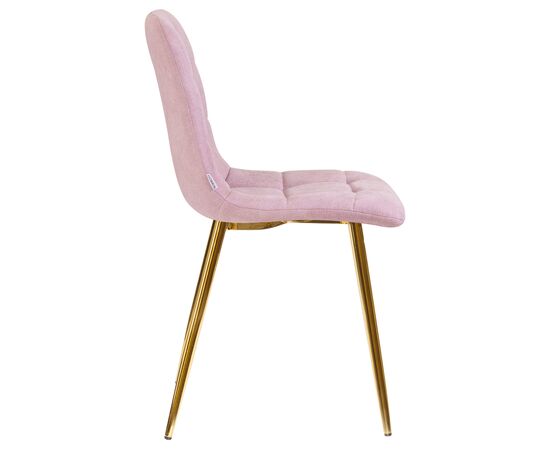 Стул обеденный DOBRIN ALEX, золотые ножки, сиреневая ткань (UF860-04B), Вариант: золотые ножки, сиреневая ткань (UF860-04B), изображение 3 | Интернет магазин мебели и декора LifeDekor