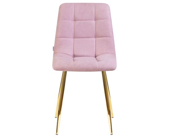Стул обеденный DOBRIN ALEX, золотые ножки, сиреневая ткань (UF860-04B), Вариант: золотые ножки, сиреневая ткань (UF860-04B), изображение 6 | Интернет магазин мебели и декора LifeDekor