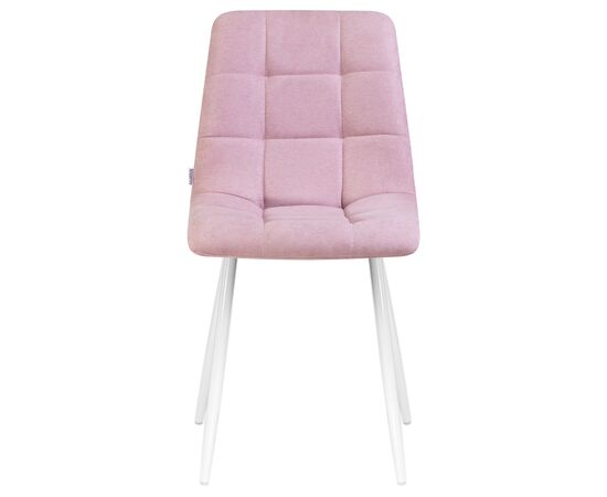 Стул обеденный DOBRIN ALEX, белые ножки, сиреневая ткань (UF860-04B), Вариант: белые ножки, сиреневая ткань (UF860-04B), изображение 6 | Интернет магазин мебели и декора LifeDekor