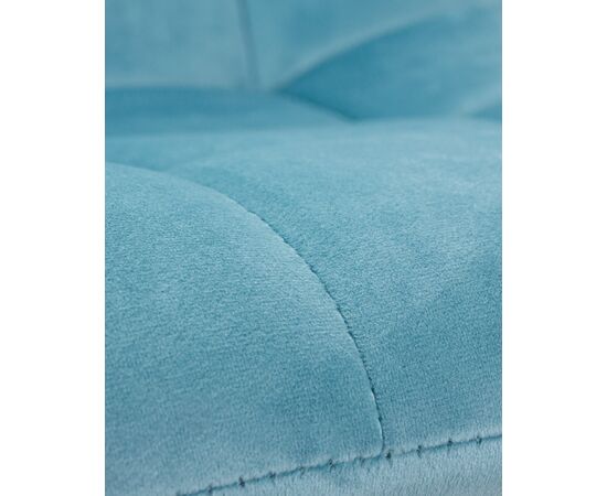 Стул обеденный DOBRIN ALEX SQUARE, белые ножки, морской волны велюр (V108-57), Вариант: белые ножки, морской волны велюр (V108-57), изображение 8 | Интернет магазин мебели и декора LifeDekor