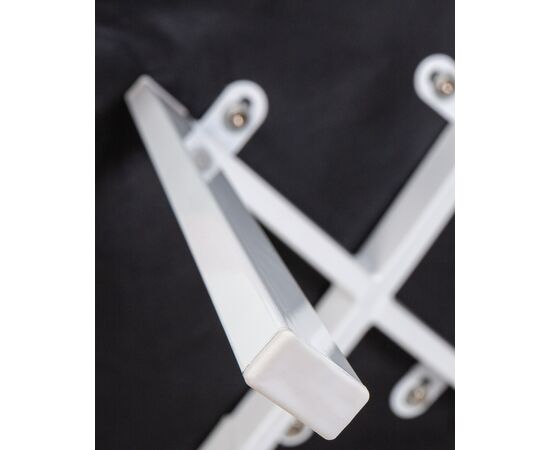 Стул обеденный DOBRIN ALEX SQUARE, белые ножки, розовый велюр (V108-15), Вариант: белые ножки, розовый велюр (V108-15), изображение 11 | Интернет магазин мебели и декора LifeDekor