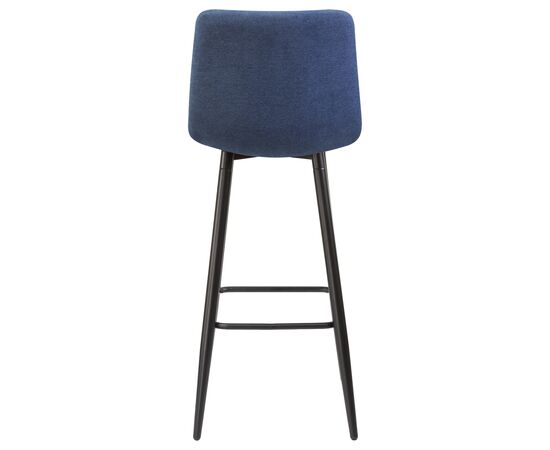 Стул барный DOBRIN NICOLE, черные матовые ножки, синяя ткань (UF860-14B), Вариант: черные матовые ножки, синяя ткань (UF860-14B), изображение 5 | Интернет магазин мебели и декора LifeDekor