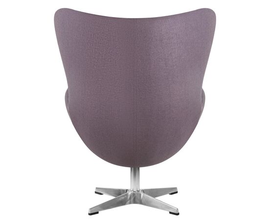 Кресло дизайнерское DOBRIN EGG, серая ткань AF7, Вариант: серая ткань AF7, изображение 5 | Интернет магазин мебели и декора LifeDekor