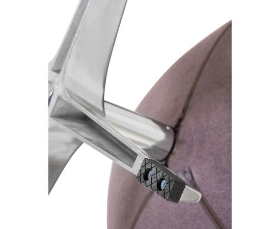 Кресло дизайнерское DOBRIN EGG, серая ткань AF7, Вариант: серая ткань AF7, изображение 9 | Интернет магазин мебели и декора LifeDekor