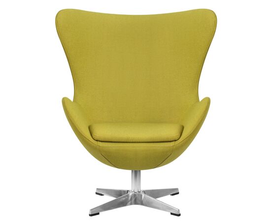 Кресло дизайнерское DOBRIN EGG, светло-зеленая ткань AF3, Вариант: светло-зеленая ткань AF3, изображение 6 | Интернет магазин мебели и декора LifeDekor