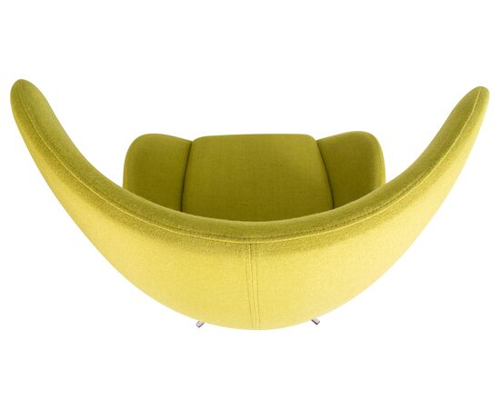 Кресло дизайнерское DOBRIN EGG, светло-зеленая ткань AF3, Вариант: светло-зеленая ткань AF3, изображение 7 | Интернет магазин мебели и декора LifeDekor