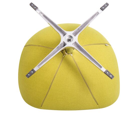 Кресло дизайнерское DOBRIN EGG, светло-зеленая ткань AF3, Вариант: светло-зеленая ткань AF3, изображение 8 | Интернет магазин мебели и декора LifeDekor