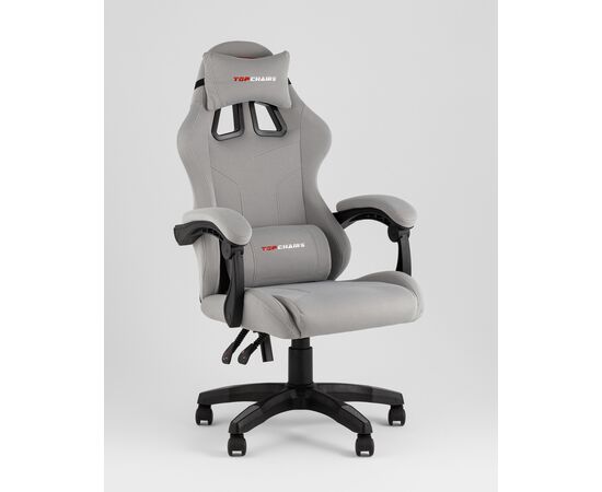 Кресло спортивное TopChairs Druid серый ткань, изображение 2 | Интернет магазин мебели и декора LifeDekor