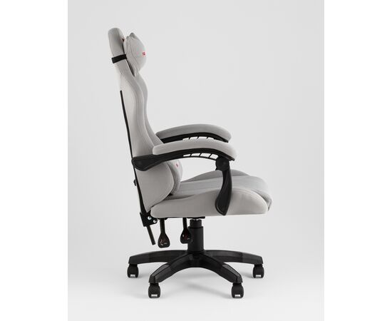 Кресло спортивное TopChairs Druid серый ткань, изображение 6 | Интернет магазин мебели и декора LifeDekor