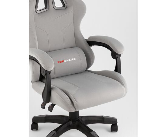 Кресло спортивное TopChairs Druid серый ткань, изображение 10 | Интернет магазин мебели и декора LifeDekor