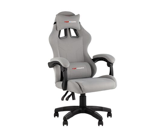 Кресло спортивное TopChairs Druid серый ткань | Интернет магазин мебели и декора LifeDekor