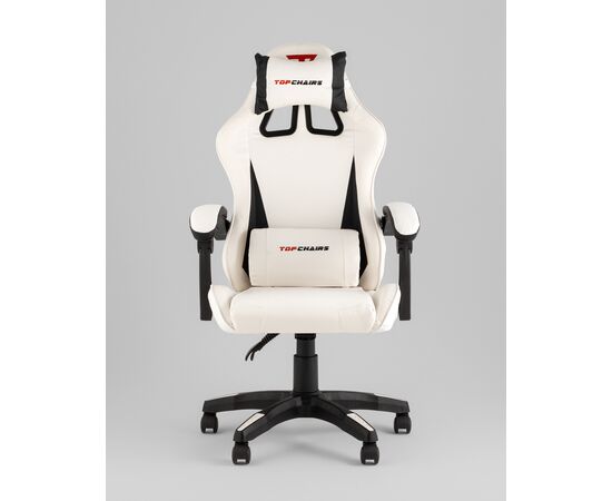 Кресло спортивное TopChairs Phantom бело-черный, изображение 4 | Интернет магазин мебели и декора LifeDekor