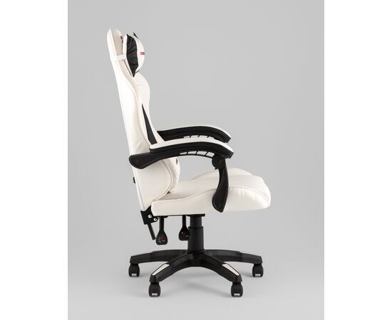 Кресло спортивное TopChairs Phantom бело-черный, изображение 5 | Интернет магазин мебели и декора LifeDekor