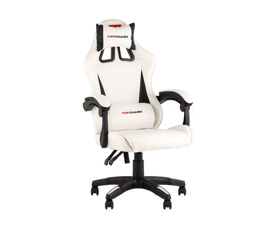 Кресло спортивное TopChairs Phantom бело-черный | Интернет магазин мебели и декора LifeDekor