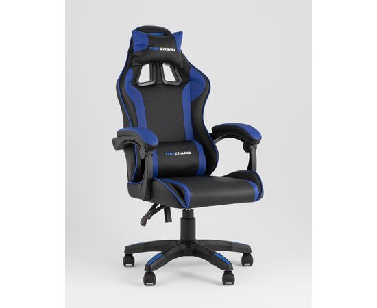 Кресло спортивное TopChairs Shadow черно-синий, изображение 2 | Интернет магазин мебели и декора LifeDekor