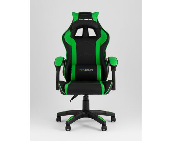 Кресло спортивное TopChairs Shadow черно-зеленый, изображение 5 | Интернет магазин мебели и декора LifeDekor