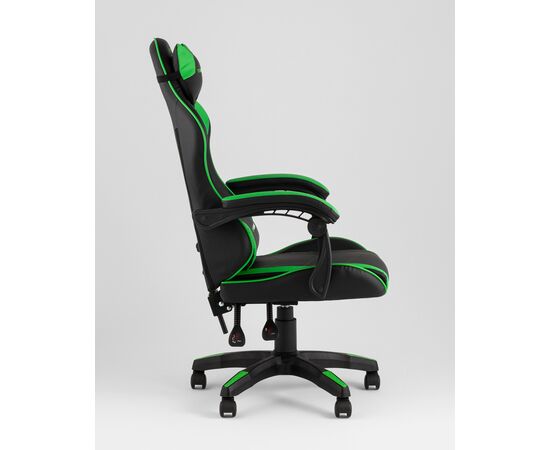 Кресло спортивное TopChairs Shadow черно-зеленый, изображение 6 | Интернет магазин мебели и декора LifeDekor