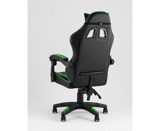 Кресло спортивное TopChairs Shadow черно-зеленый, изображение 8 | Интернет магазин мебели и декора LifeDekor
