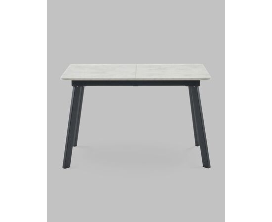 Стол Batu new 120-160/80/76 столешница ЛМДФ ароза светлая подстолье металл черный, изображение 7 | Интернет магазин мебели и декора LifeDekor