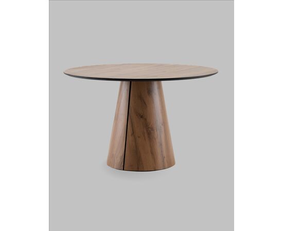 Стол круглый Стивенсон D120 столешница HPL дуб вотан, изображение 2 | Интернет магазин мебели и декора LifeDekor