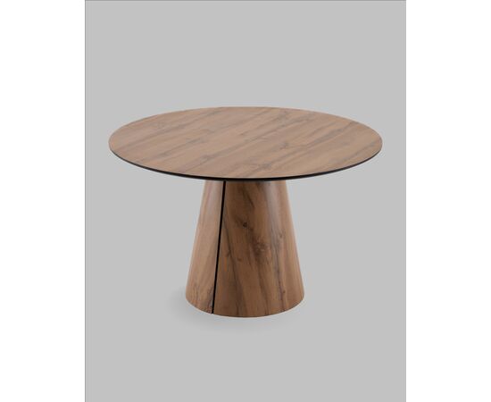 Стол круглый Стивенсон D120 столешница HPL дуб вотан, изображение 3 | Интернет магазин мебели и декора LifeDekor