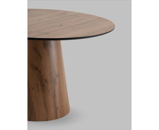 Стол круглый Стивенсон D120 столешница HPL дуб вотан, изображение 4 | Интернет магазин мебели и декора LifeDekor