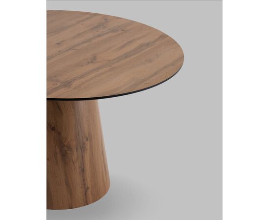 Стол круглый Стивенсон D120 столешница HPL дуб вотан, изображение 7 | Интернет магазин мебели и декора LifeDekor