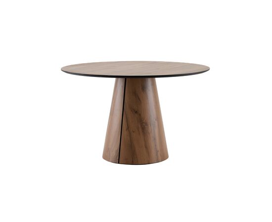 Стол круглый Стивенсон D120 столешница HPL дуб вотан | Интернет магазин мебели и декора LifeDekor