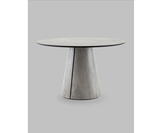 Стол круглый Стивенсон D120 столешница HPL метрополитан, изображение 2 | Интернет магазин мебели и декора LifeDekor