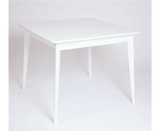 Стол Рэй-0090 (белая эмаль / белая эмаль) Квадратный | Интернет магазин мебели и декора LifeDekor