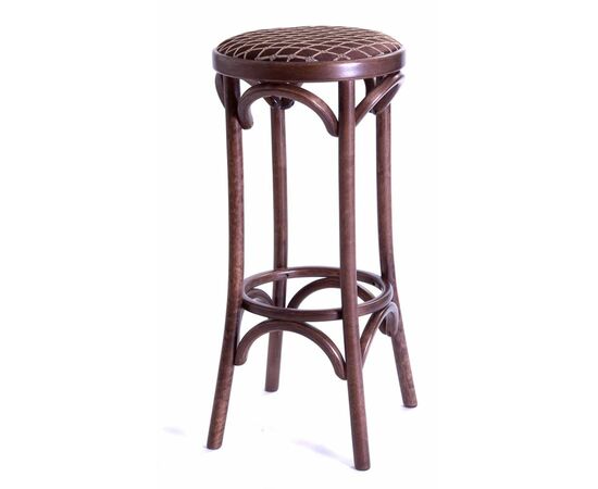 Табурет барный 750 Венский мягкий (темный тон, ткань 3 brown) | Интернет магазин мебели и декора LifeDekor