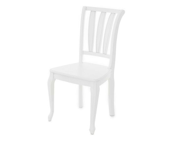 Стул «Кабриоль» жесткий, эмаль белая, изображение 2 | Интернет магазин мебели и декора LifeDekor