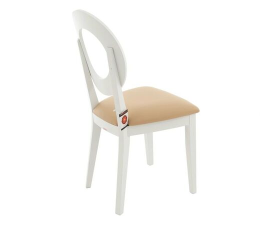 Стул «Коломбо-2», Нитро крем, эмаль белая, изображение 5 | Интернет магазин мебели и декора LifeDekor